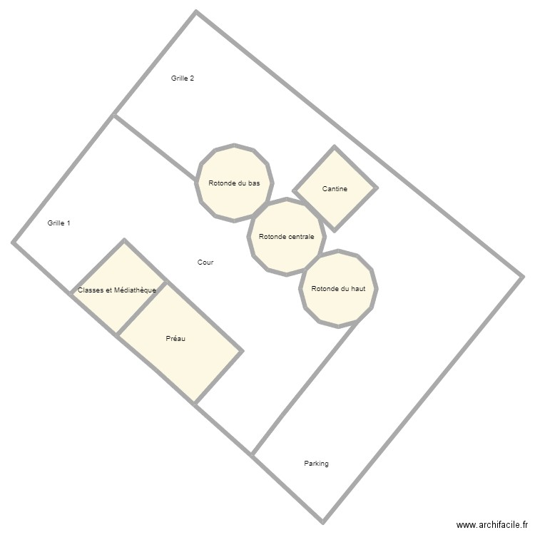 Jules ferry. Plan de 13 pièces et 974 m2