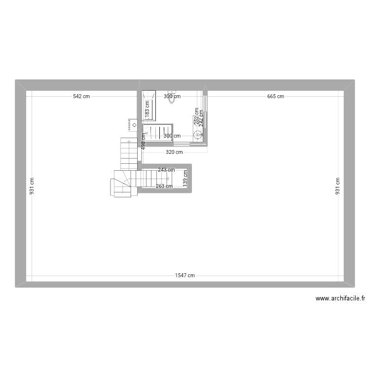 Maisonlucas. Plan de 3 pièces et 141 m2