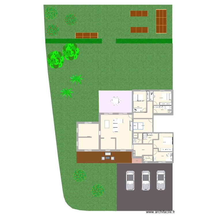 olbreuse test garage 8. Plan de 15 pièces et 162 m2