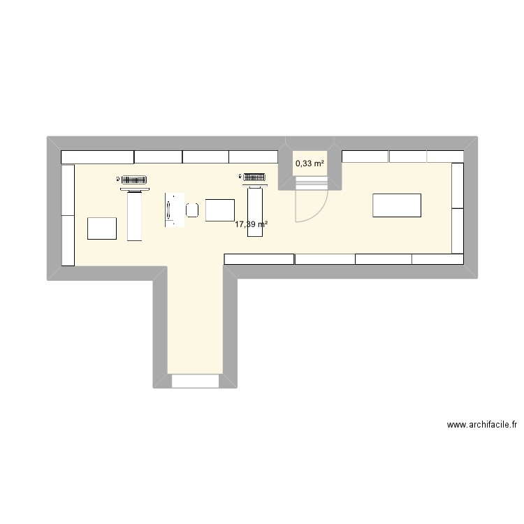 marionnanaud nouveau 3. Plan de 2 pièces et 18 m2