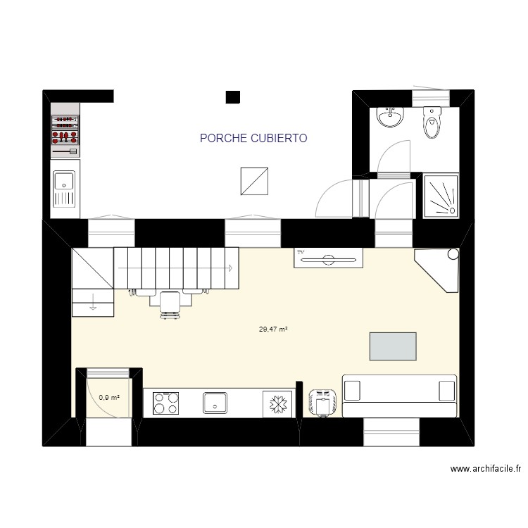 PLANTA BAJA APTO. A   (IZQUIERDA)   13   porche. Plan de 0 pièce et 0 m2