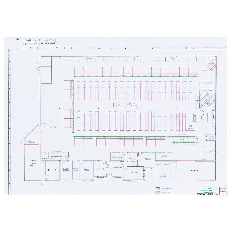 local morlaas. Plan de 0 pièce et 0 m2