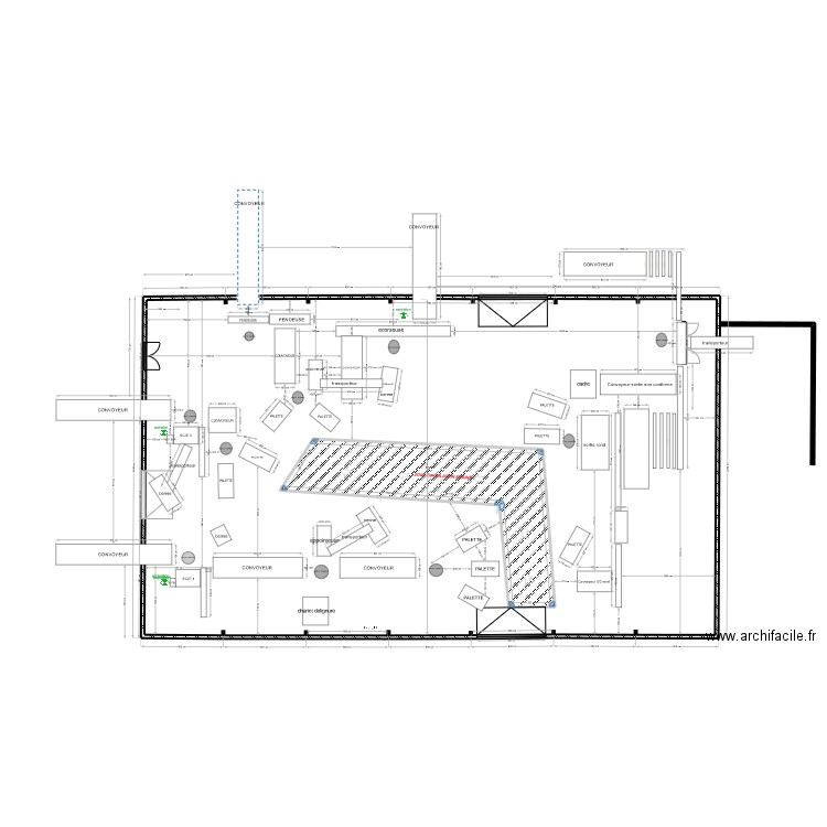 ucopac 11. Plan de 2 pièces et 1112 m2