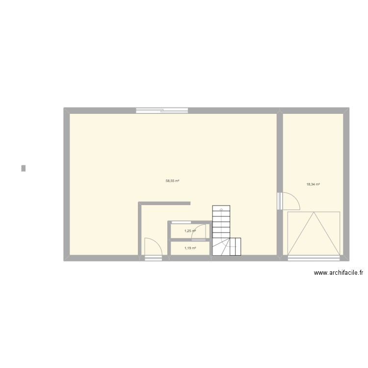 Bergeronnettes. Plan de 13 pièces et 159 m2