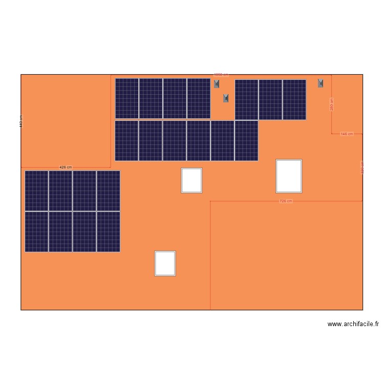 gran 1. Plan de 0 pièce et 0 m2