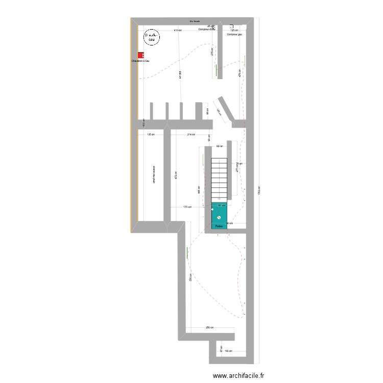 cave 1 éclairage . Plan de 0 pièce et 0 m2