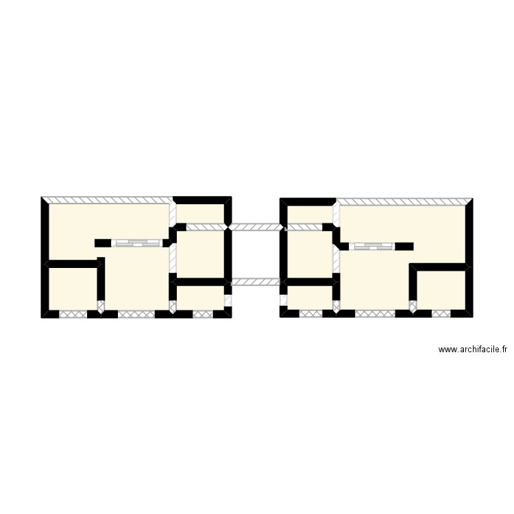 Rwintare Appartment. Plan de 8 pièces et 16 m2