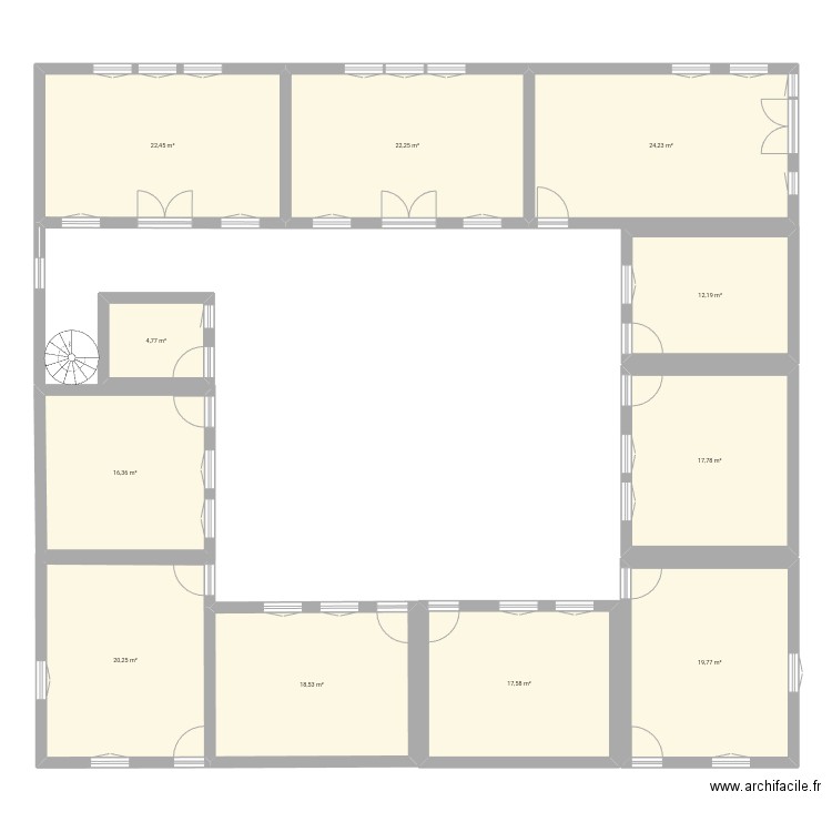 FAMAK HOME 3. Plan de 11 pièces et 196 m2