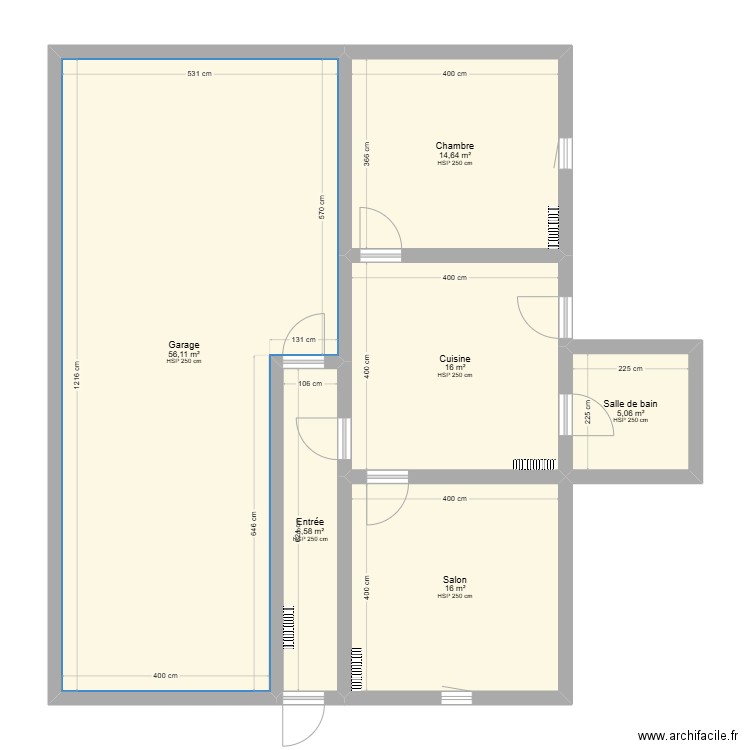 plan DANCOISNE ODETTE. Plan de 6 pièces et 114 m2