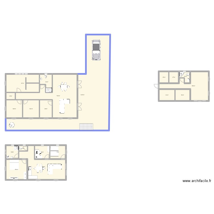 Ma maison1. Plan de 20 pièces et 362 m2