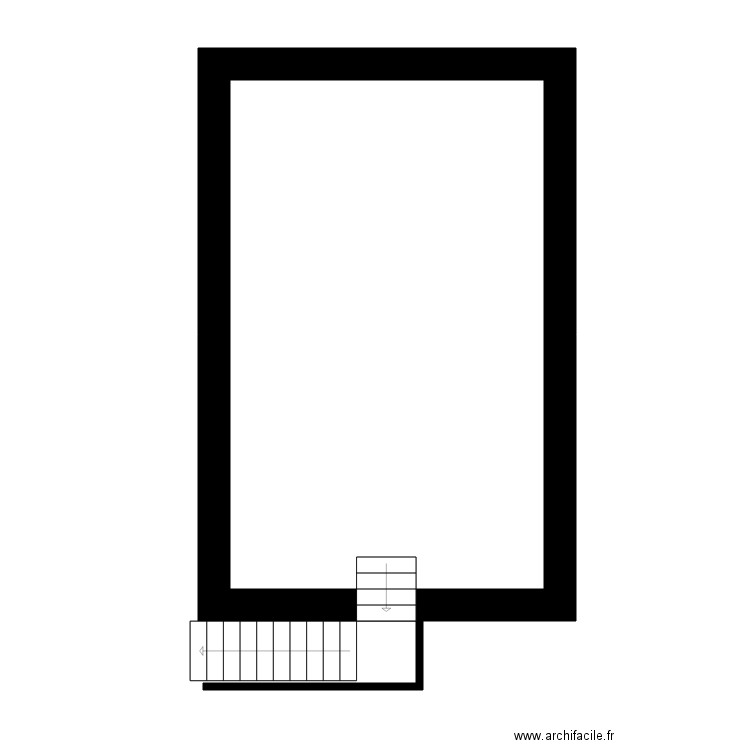 BRACONNOT cave. Plan de 1 pièce et 39 m2