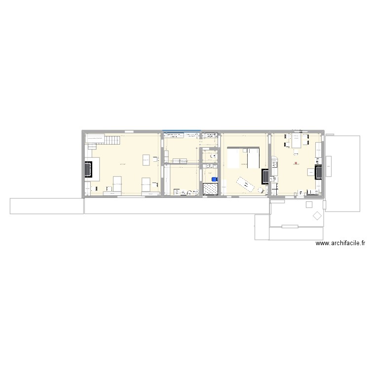 L'Arche20250120. Plan de 5 pièces et 141 m2