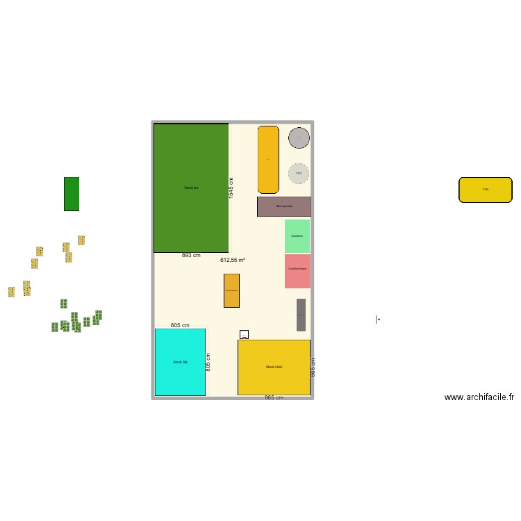 HAU Trialp 1. Plan de 1 pièce et 809 m2