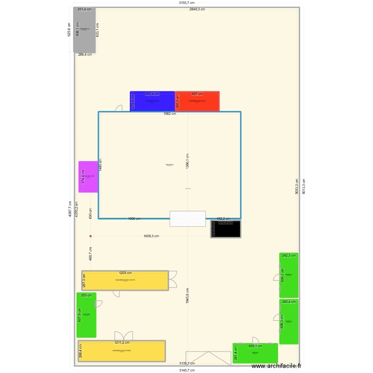 BACO 2. Plan de 13 pièces et 2040 m2