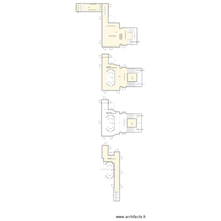 plan sanary. Plan de 7 pièces et 190 m2