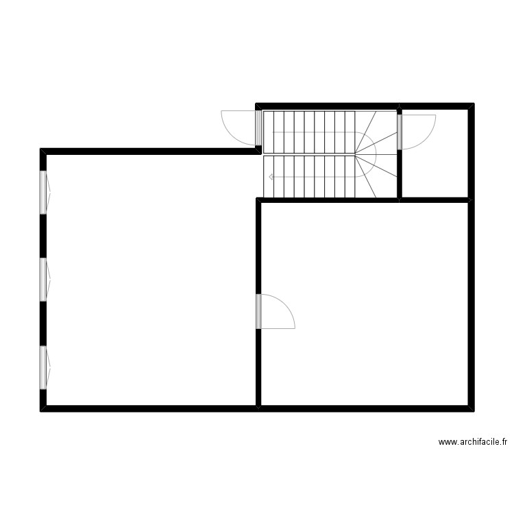 appartement henri 388. Plan de 3 pièces et 62 m2