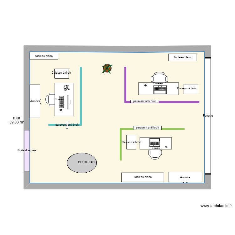 LA DEFENSE. Plan de 1 pièce et 40 m2