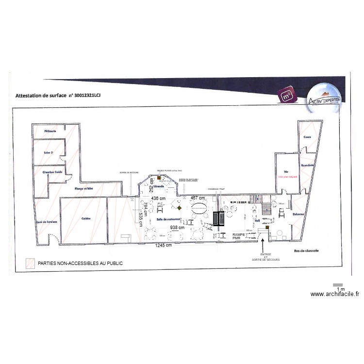 plan auberge rethondes. Plan de 0 pièce et 0 m2