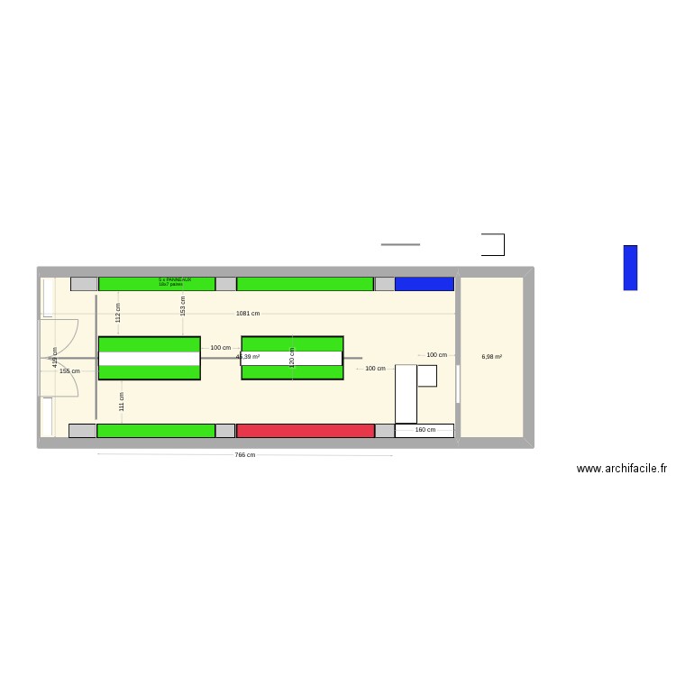 PLAN SUNGLASSES V3. Plan de 2 pièces et 52 m2