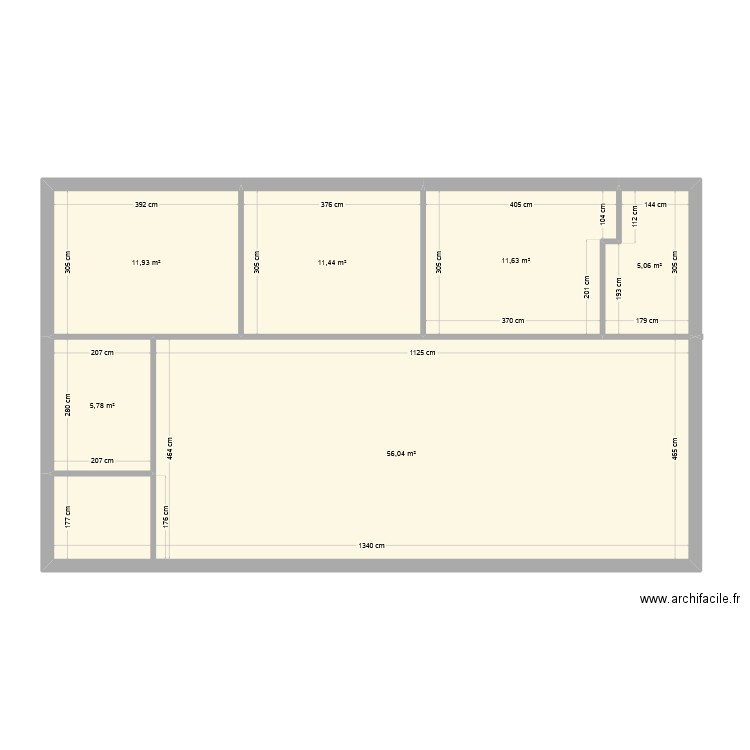 olivet5. Plan de 6 pièces et 102 m2