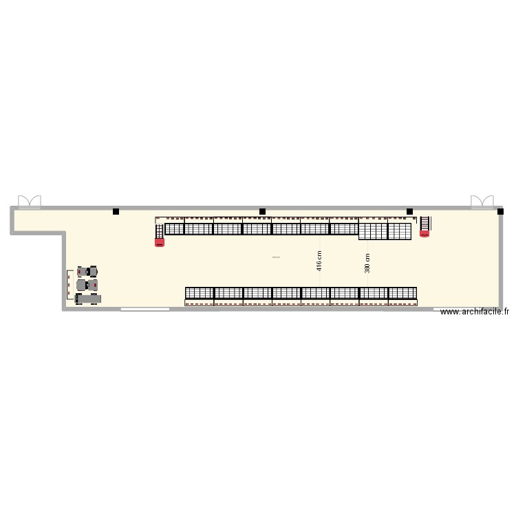 France Boissons Buchelay. Plan de 1 pièce et 291 m2