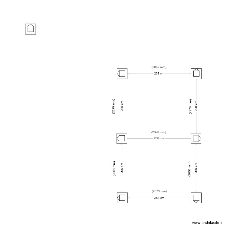 cote embase pergola solaire. Plan de 0 pièce et 0 m2