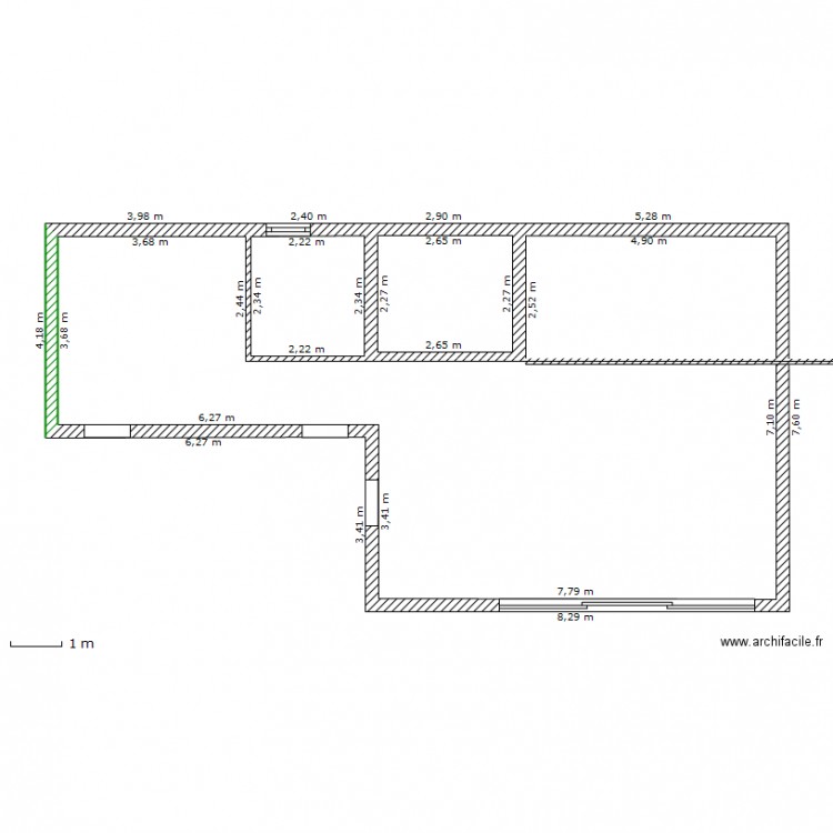 RDC . Plan de 0 pièce et 0 m2