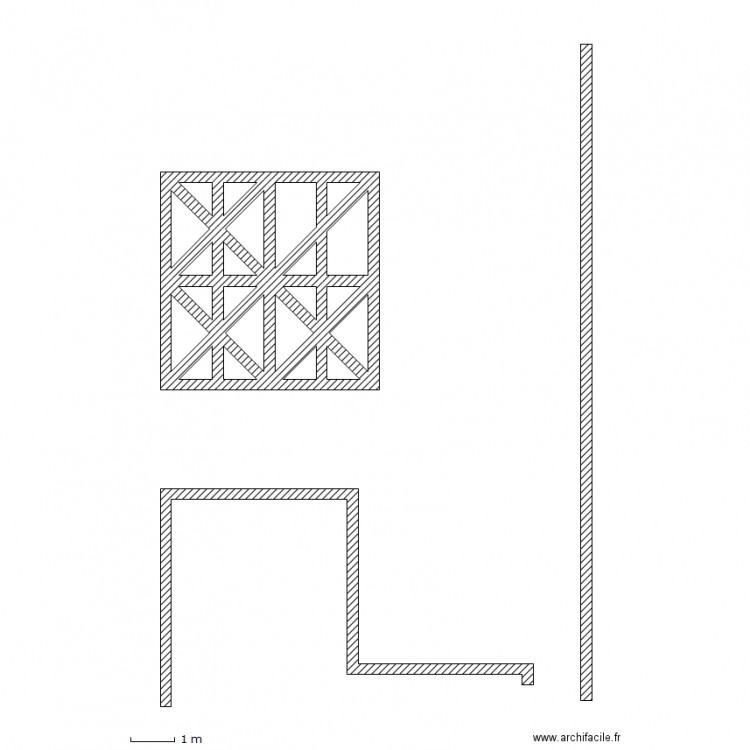 piscine 5m X 5m. Plan de 0 pièce et 0 m2