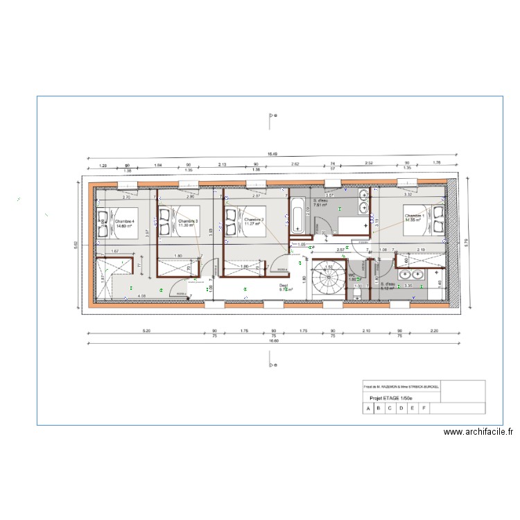 plan etage razemon. Plan de 0 pièce et 0 m2