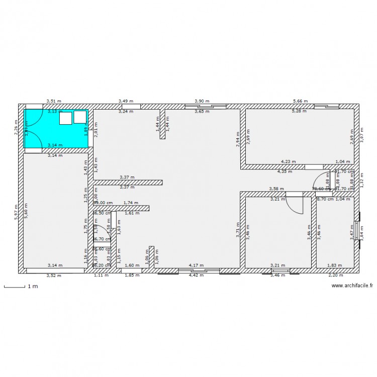 esquisse. Plan de 0 pièce et 0 m2