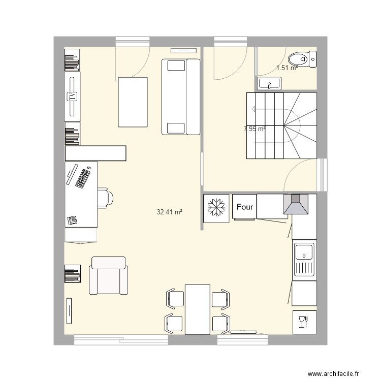 Aménagement pièce Try 1. Plan de 0 pièce et 0 m2