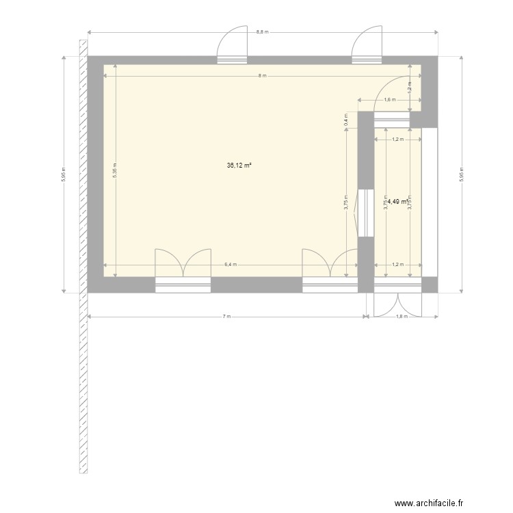 Rambouillet existant f. Plan de 0 pièce et 0 m2