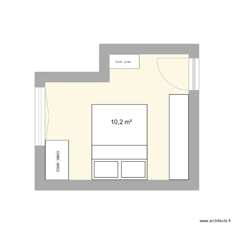 Chambre 4. Plan de 0 pièce et 0 m2