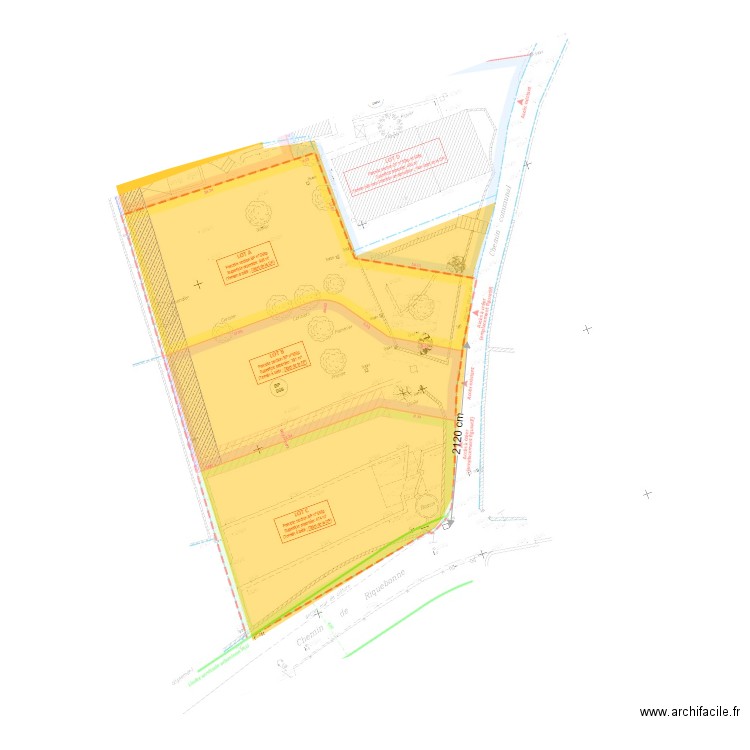 plan cadastre. Plan de 0 pièce et 0 m2