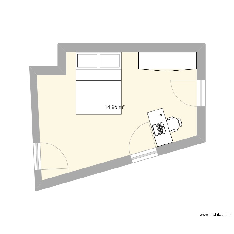 Cabane V2. Plan de 0 pièce et 0 m2