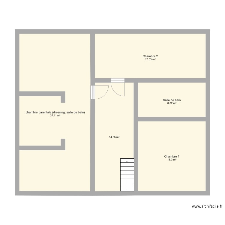 Haut. Plan de 0 pièce et 0 m2