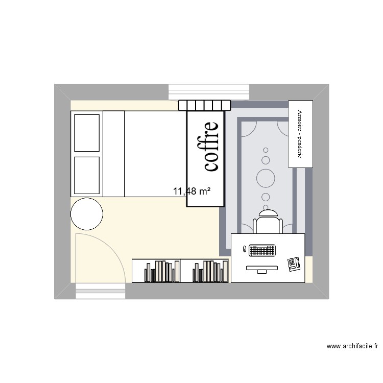 chambre futur. Plan de 0 pièce et 0 m2