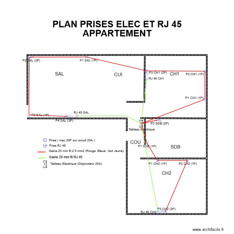 MAISON FAFOU PRISES. Plan de 0 pièce et 0 m2