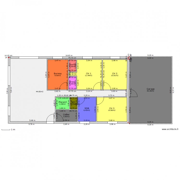 maison F TER. Plan de 0 pièce et 0 m2