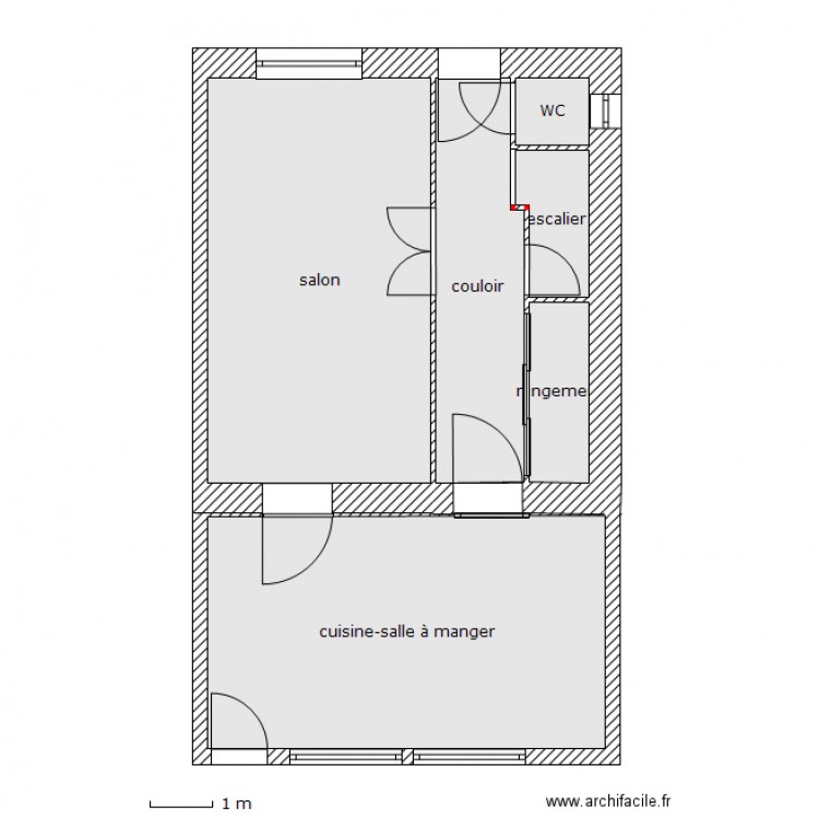 RDC_extension. Plan de 0 pièce et 0 m2