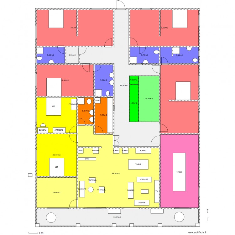 ETAGE MAISON. Plan de 0 pièce et 0 m2