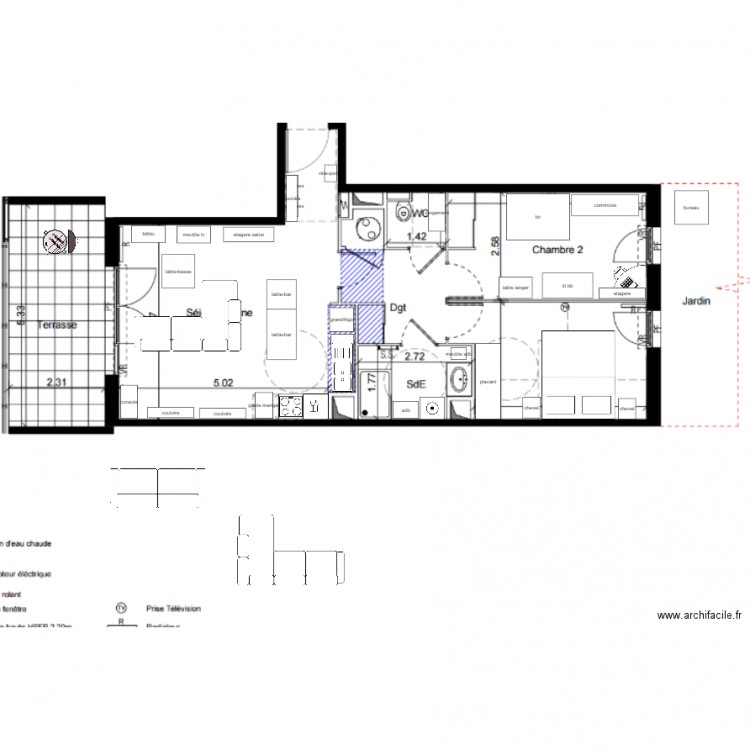 jardin de flore. Plan de 0 pièce et 0 m2