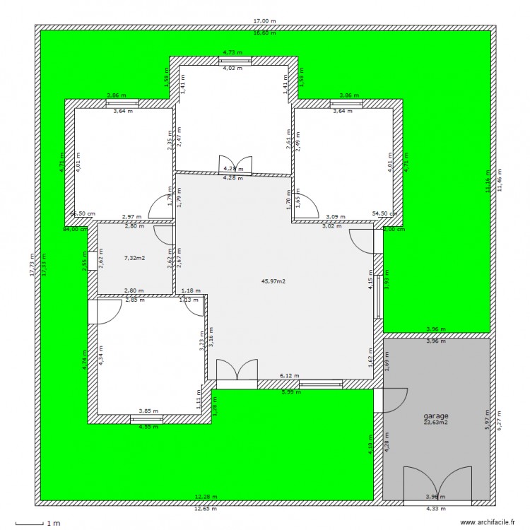 maison rafik. Plan de 0 pièce et 0 m2