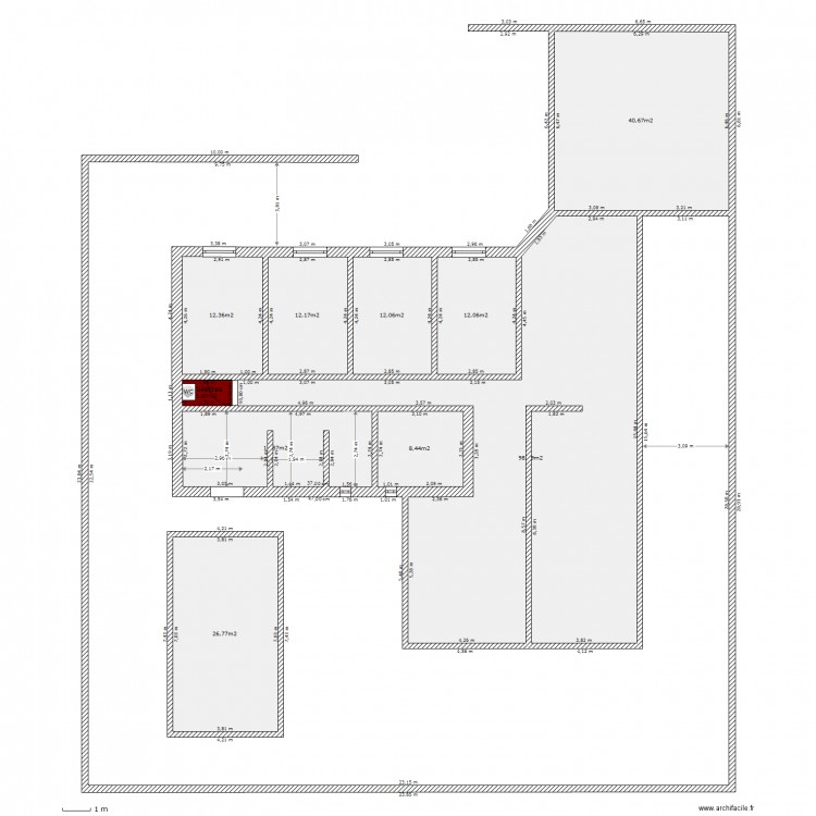 Maison   Terrain Fini V3. Plan de 0 pièce et 0 m2