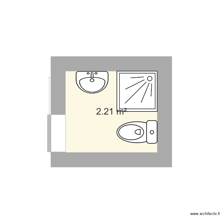 Salle de bain. Plan de 0 pièce et 0 m2