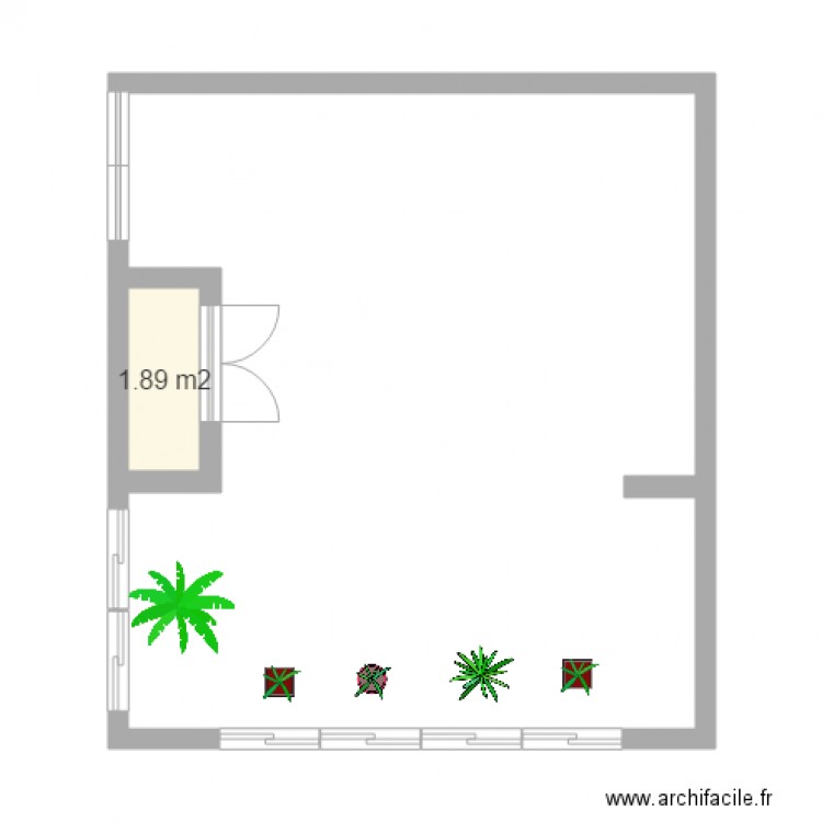 1er etage. Plan de 0 pièce et 0 m2