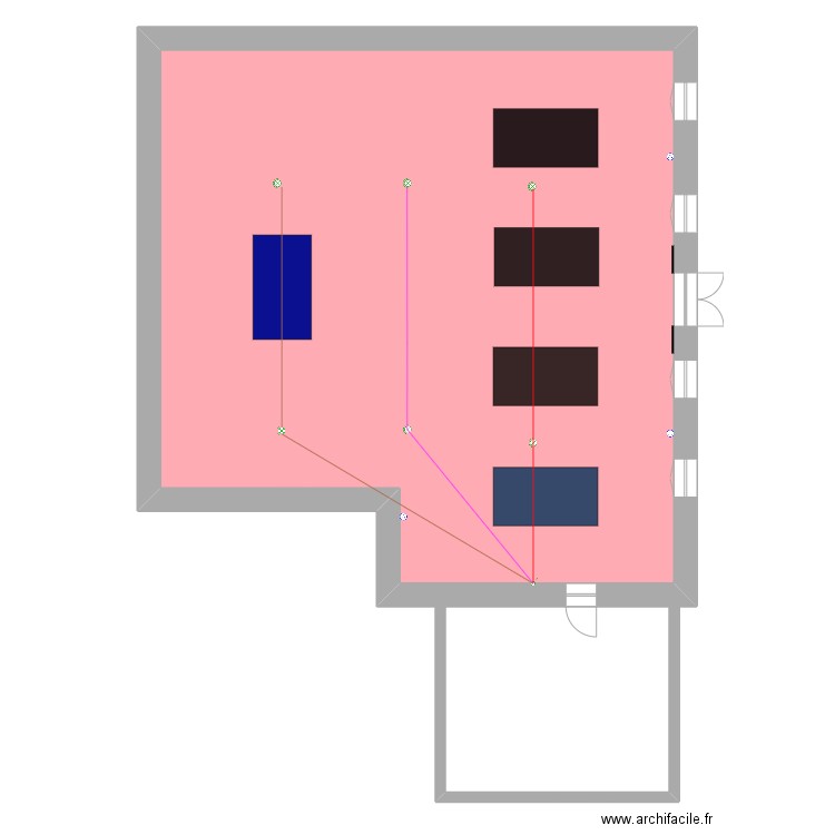 salle TOUZA. Plan de 0 pièce et 0 m2