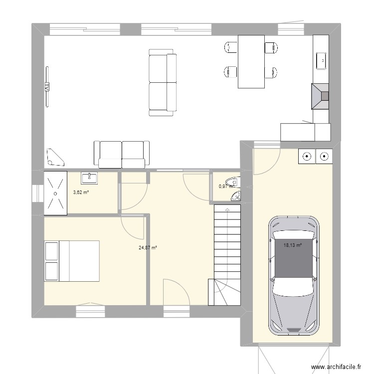 MAISON RDC2. Plan de 0 pièce et 0 m2