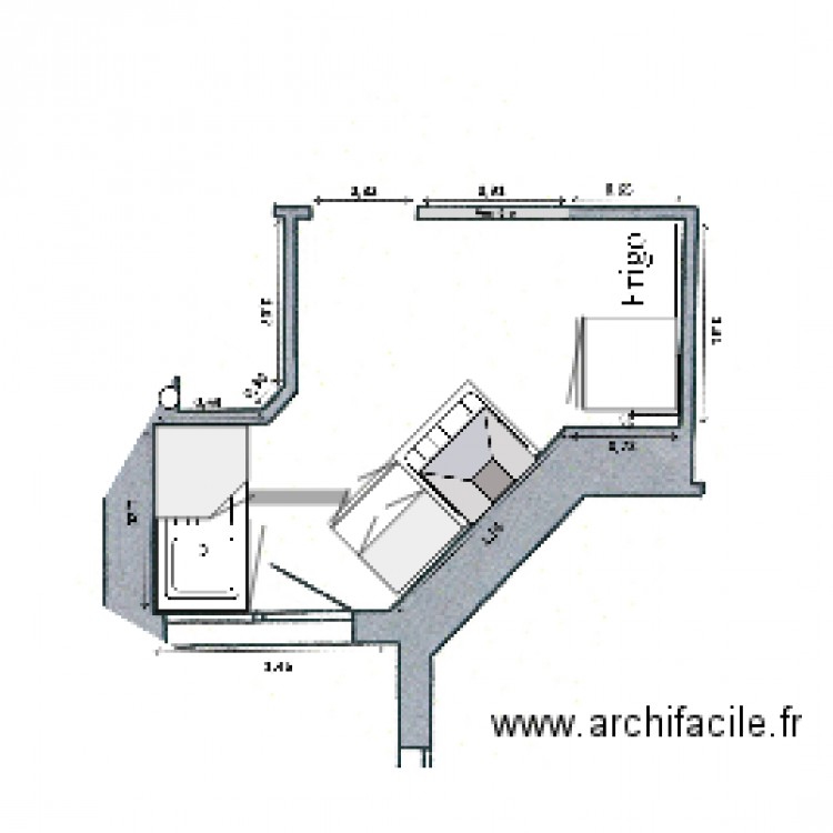 Cuisine. Plan de 0 pièce et 0 m2