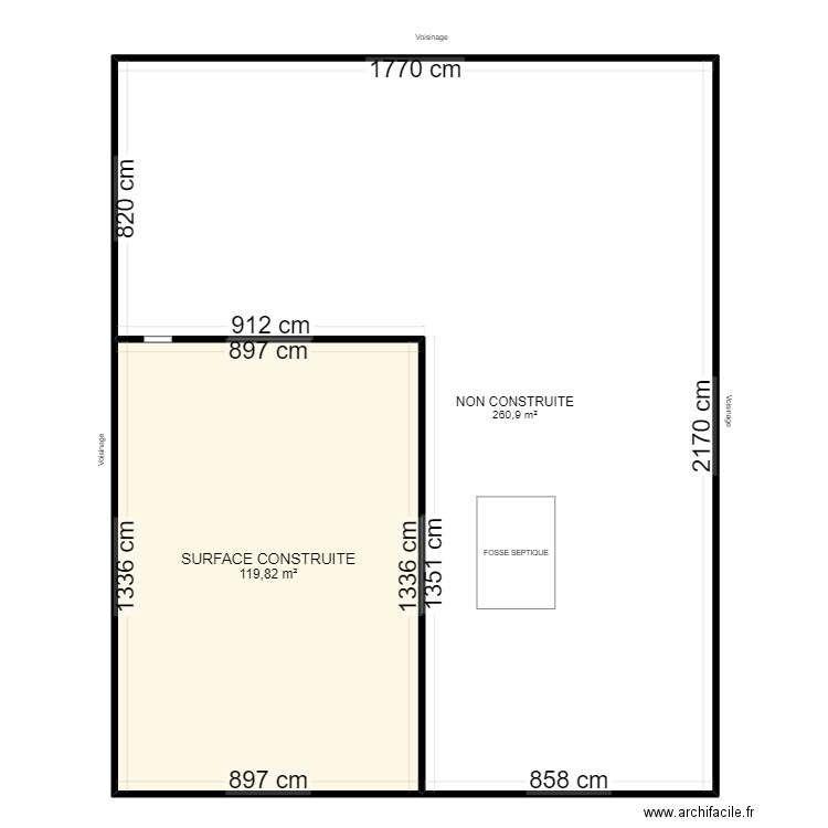 Omar Fall 1. Plan de 14 pièces et 732 m2